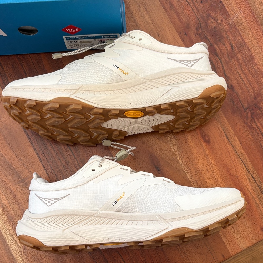 Hoka Transport women’s Beige / Eggnog Athletic Shoes - wide width size 10 - Picture 3 of 6